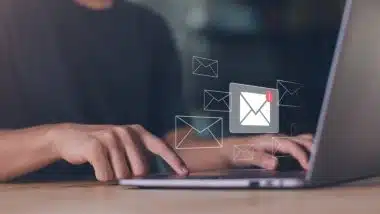 Email marketing and newsletter concept