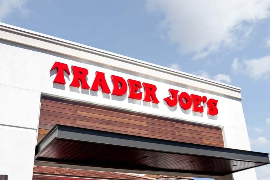 Trader Joe's storefront signage, representing the Trader Joe's class action.