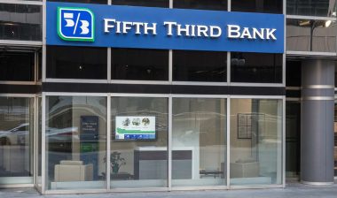 Exterior of a Fifth Third Bank location, representing the Fifth Third fine.