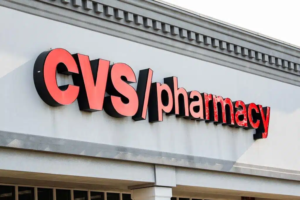 Close up of CVS storefront signage, representing the CVS class action.