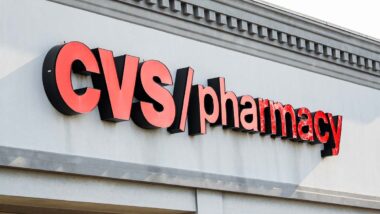 Close up of CVS storefront signage, representing the CVS class action.