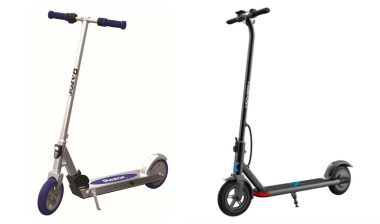 Product photos of recalled scooters, representing the scooter recall.