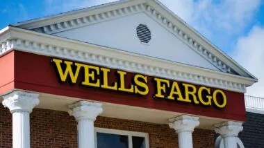 Close up of Wells Fargo signage, representing the Wells Fargo class action.