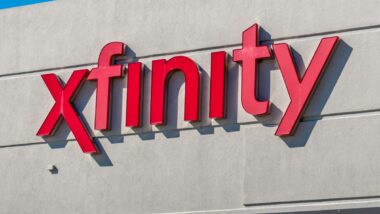 Close up of Xfinity signage, representing the Xfinity class action.