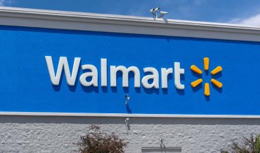 Close up of Walmart signage, representing the Walmart class action.