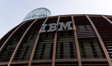 IBM signage on a building, representing the IBM class action.