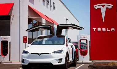 A 2016 Tesla Model X, representing the Tesla recall.