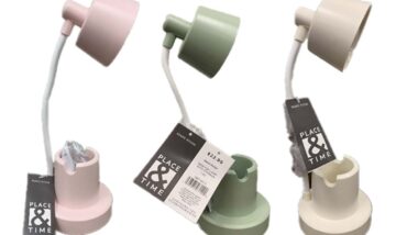 Product photo of recalled lamps, representing the Jo-Ann recall.