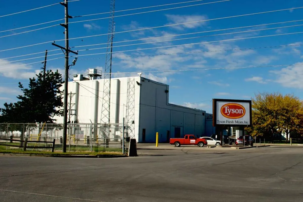 Exterior of a Tyson building, representing the Tyson lawsuit.