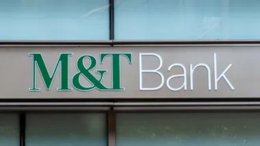 Close up of M&T Bank signage, representing M&T Bank NSF fees.