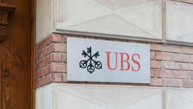 UBS Financial sign on brick building representing the UBS Financial class action.