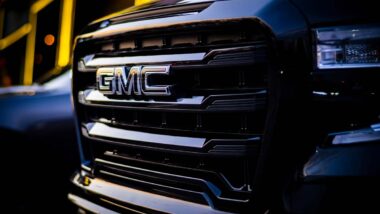 Close up of a General Motors truck, representing the GM class action.