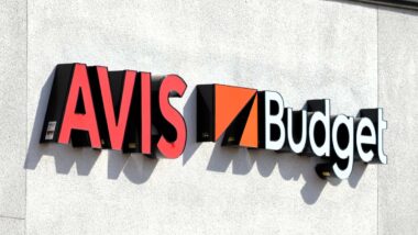 Close up of Avis signage, representing the Avis data breach.