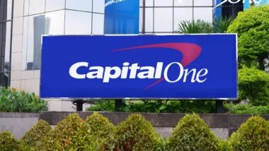 Capital One sign outside building representing the Capital One class action.