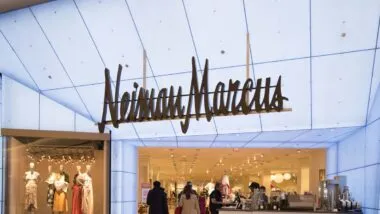 Close up of Neiman Marcus signage, representing the Neiman Marcus data breach.