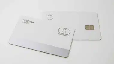 Apple Card against a white backdrop, representing the AppleCard settlement.