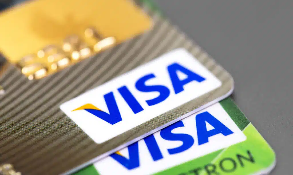 Visa cards side by side representing the Visa class action.