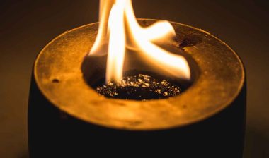 Close up of a tabletop fire pit, representing the Colsen Fire Pits class action.
