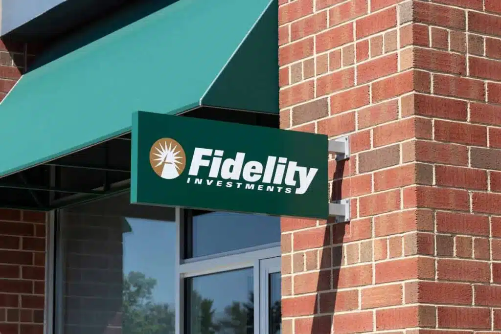 Fidelity signage, representing the Fidelity data breach.