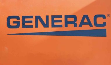 Close up of Generac logo, representing the Generac class action.