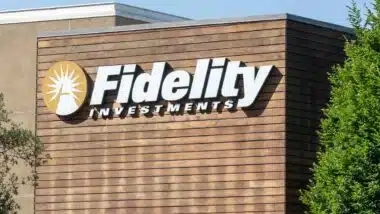 Close up of Fidelity signage, representing the Fidelity class action.