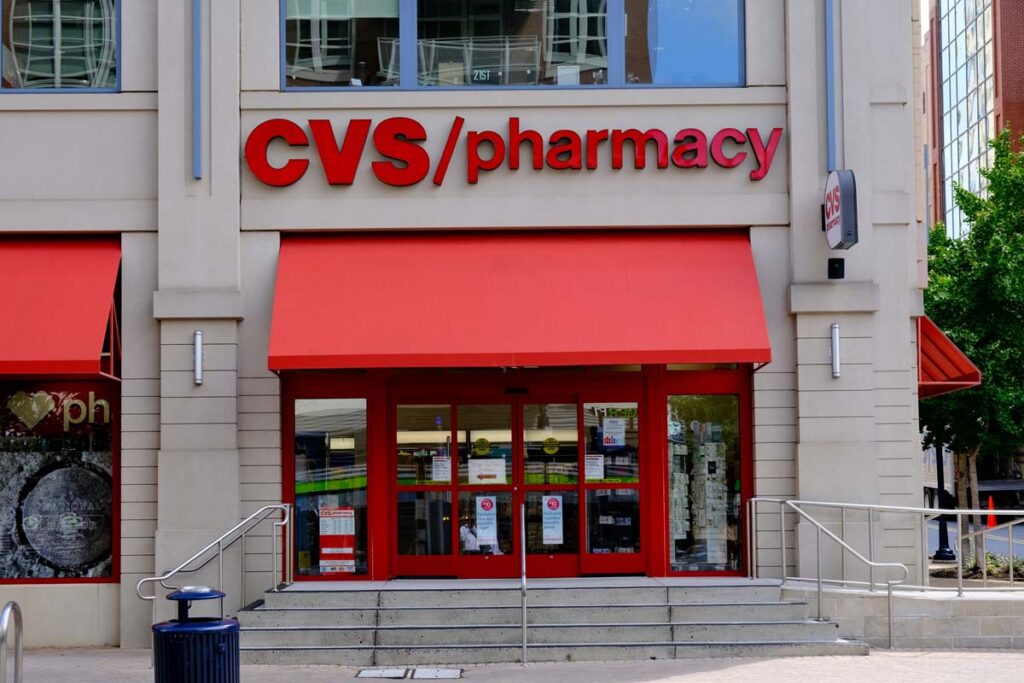 Exterior of a CVS location, representing the CVS class action.