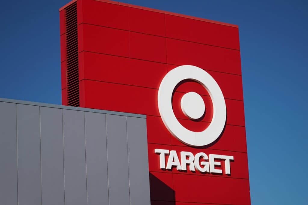 Target store sign representing the Target class action.