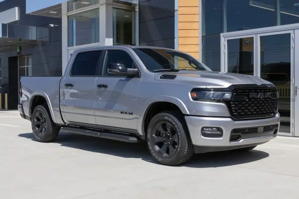 Ram 1500 sliver truck representing the Ram 1500 recall.