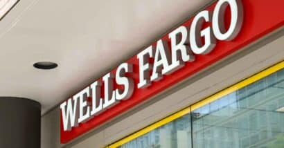 Close up of Wells Fargo signage, representing the Wells Fargo class action.