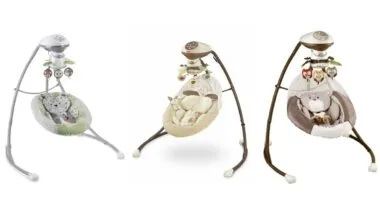 Product photo of some of the recalled baby swings, representing the Fisher-Price recall.