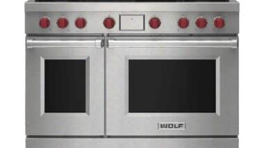 Product photo of recalled range, representing the Wolf Appliance recall.