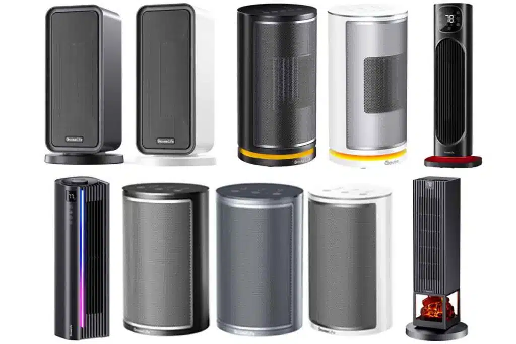 Product photos of recalled heaters, representing GoveeLife space heater recall.