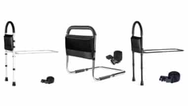 Product photos of recalled bed rails, Bed Frame representing the bed rails recall.