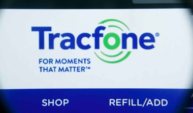 Close up of Tracfone logo on its website, representing the TracFone class action.