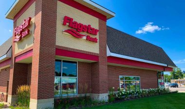 Exterior of a Flagstar bank location, representing the Flagstar Bank class action.