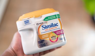 Similac and Enfamil formula representing the baby formula trial.