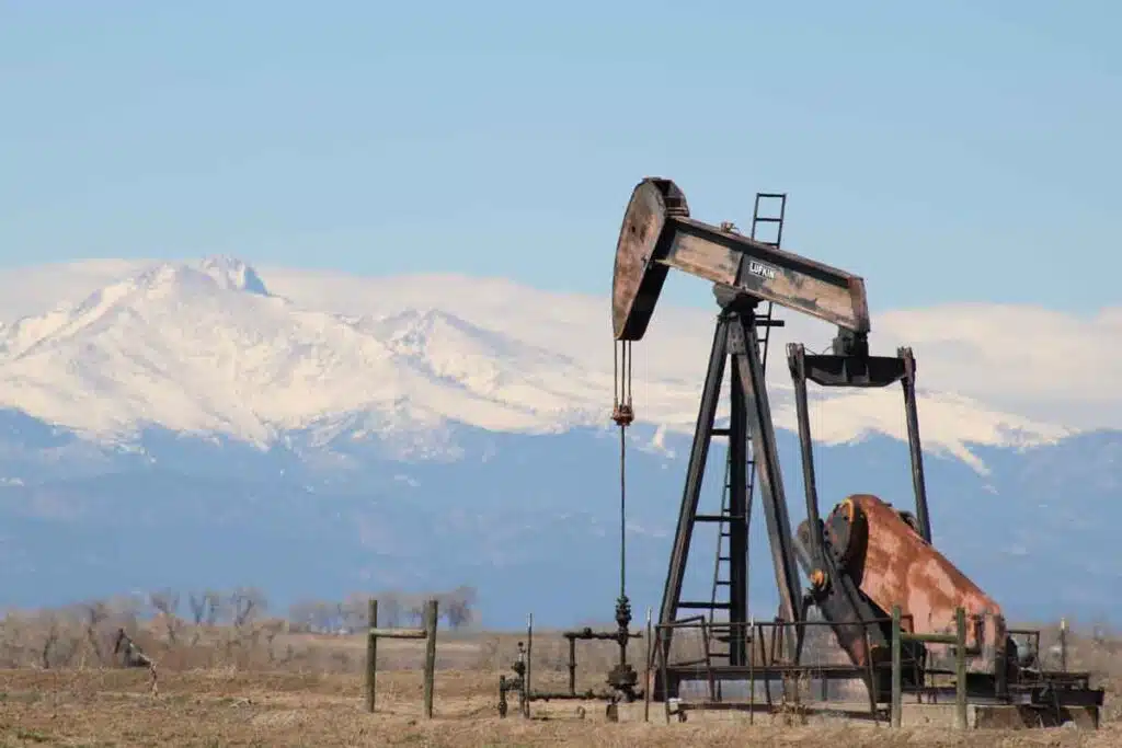 An abandoned gas well, representing Diversified Energy Co. class action.