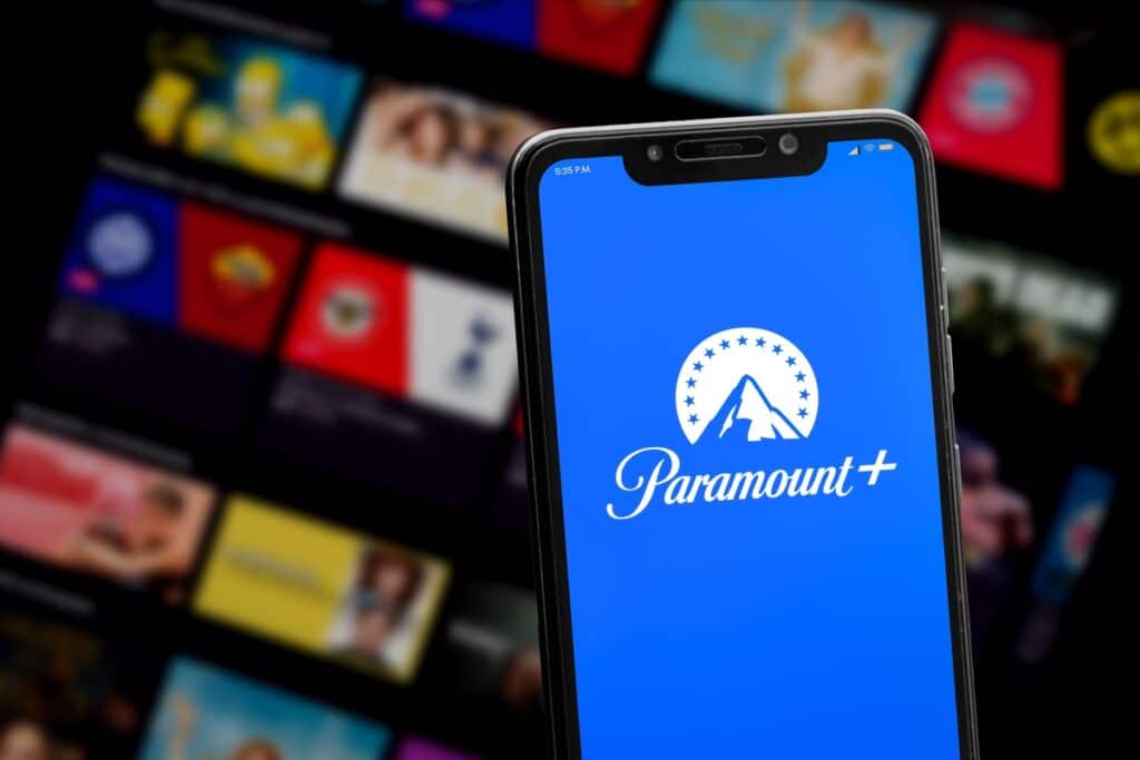 Paramount+ mobile app representing the Paramount+ class action.