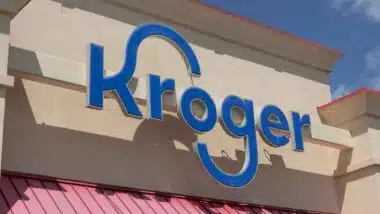 Close up of Kroger signage, representing Kroger class action.