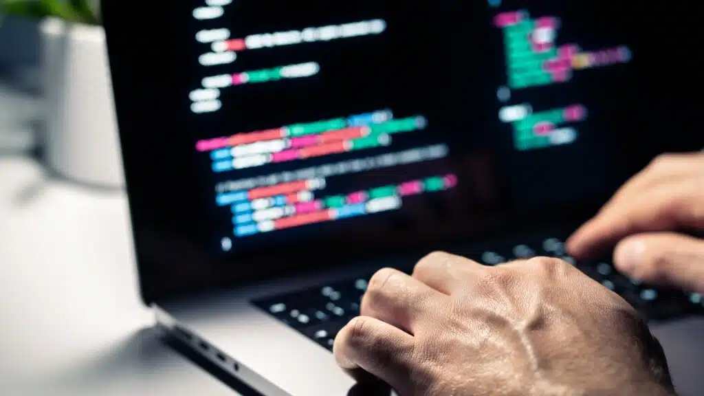 System hacked warning alert on notebook (Laptop).