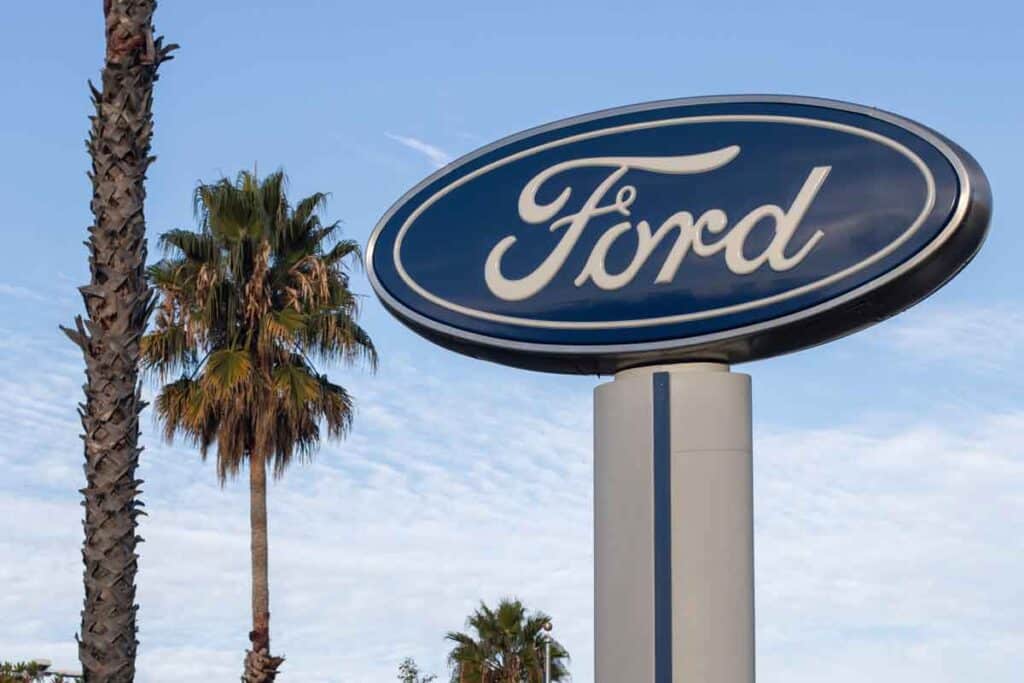 Ford signage, representing the Ford data breach.