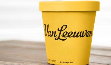 Van Leeuwen ice cream tub on a table, representing the Van Leeuwen class action.