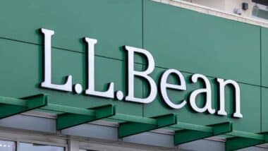 Close up of L.L. Bean signage, representing the L.L. Bean class action.