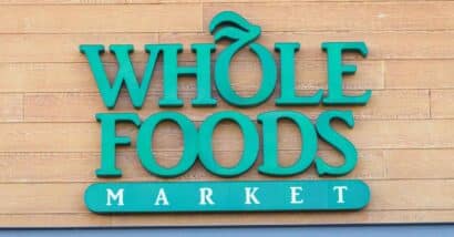 Close up of Whole Foods signage, representing the Whole Foods recall.