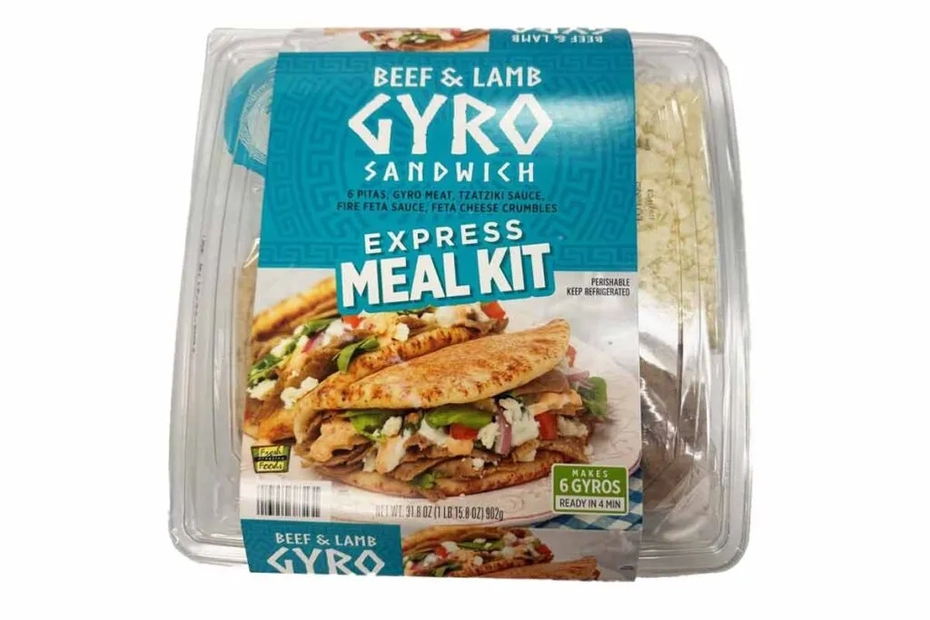 Product photo of recalled gyro sandwich kit sold at Sam's Club, representing the Sam's Club recall.