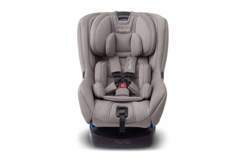 Product photo of recalled car seat, representing the Rava car seat recall.