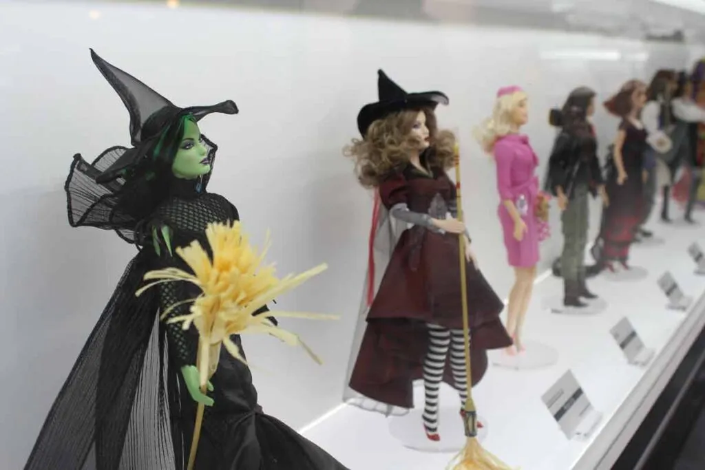 Mattel wicked dolls on display, representing the Mattel class action.