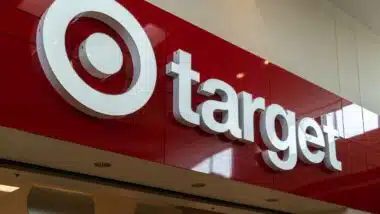 Close up of Target signage, representing the Target class action.
