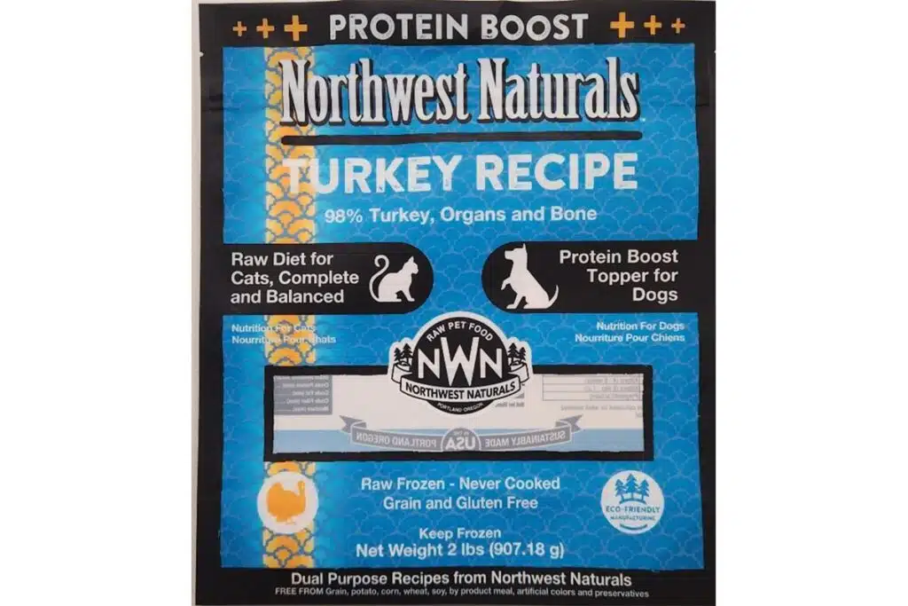 Product photo of recalled cat food, representing the Northwest Naturals recall.
