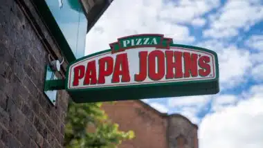Papa Johns pizza signage, representing the Papa John's class action.